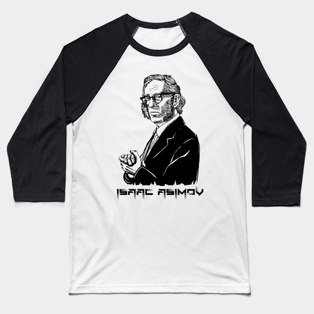 Asimov 1 Baseball T-Shirt by HelenaCooper